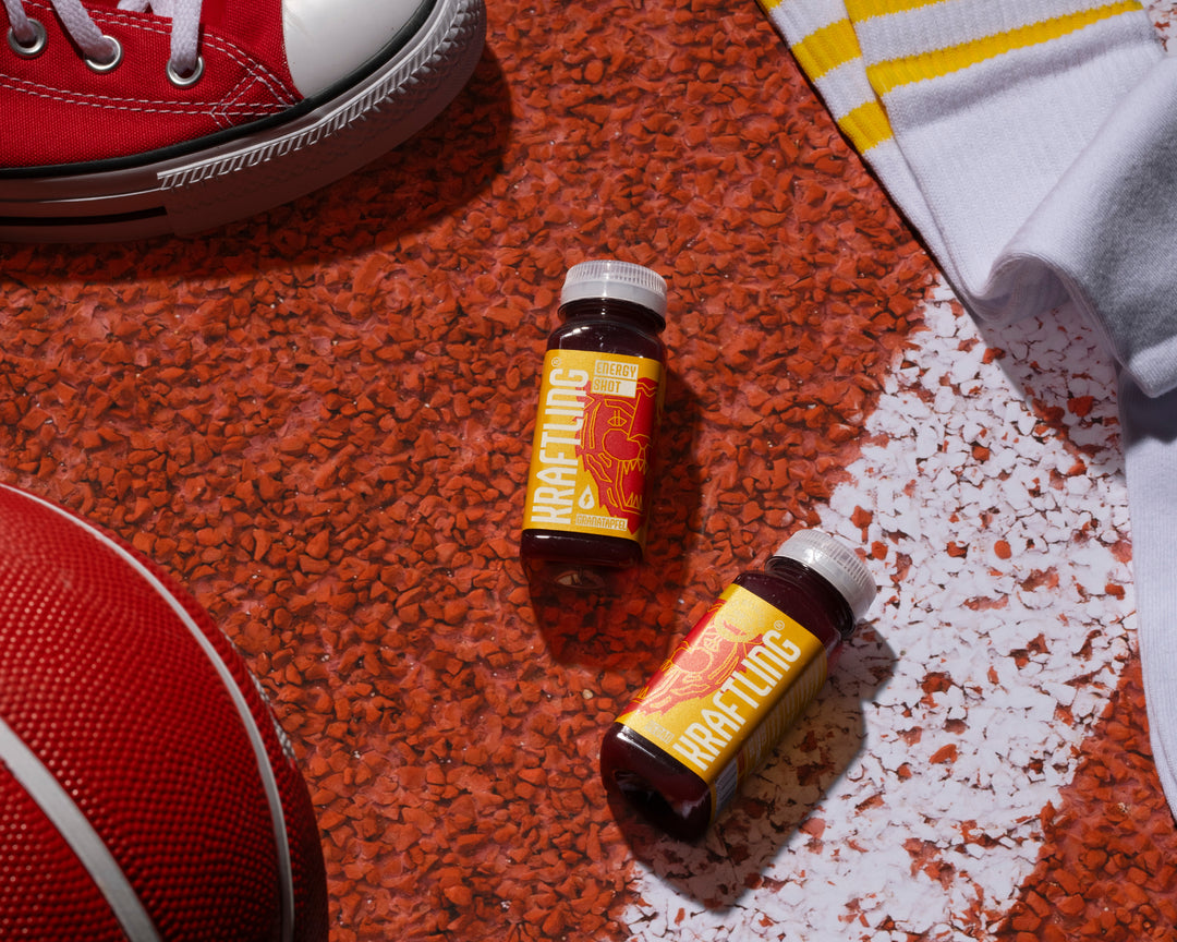 Kraftling® Energy-Shot Granatapfel – Monatsration (28 Shots mit Guarana Koffein)