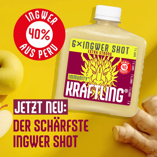 Kraftling® Flachmann Probierpaket – Monatsration (30 Shots in 5 Flaschen)