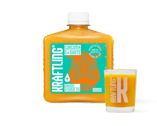 Kraftling® Flachmann Probierpaket – Monatsration (30 Shots in 5 Flaschen)