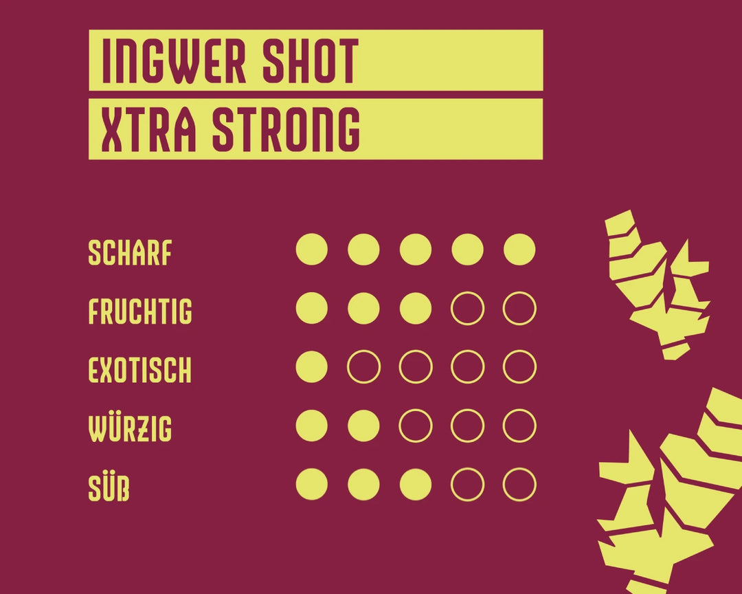 Kraftling® Immun-Flachmann Extra Strong – Monatsration (30 Shots in 5 Flaschen)