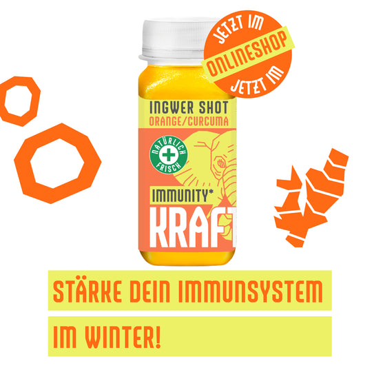 4x Ingwer Shots - Orange Curcuma