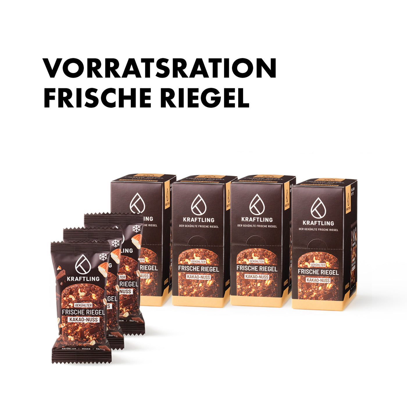 Vorratsration - Frische Riegel Kakao Nuss