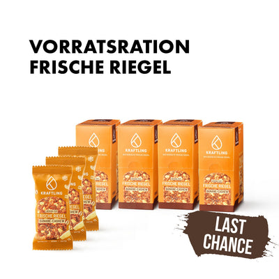 Vorratsration - Frische Riegel Banane Cashew