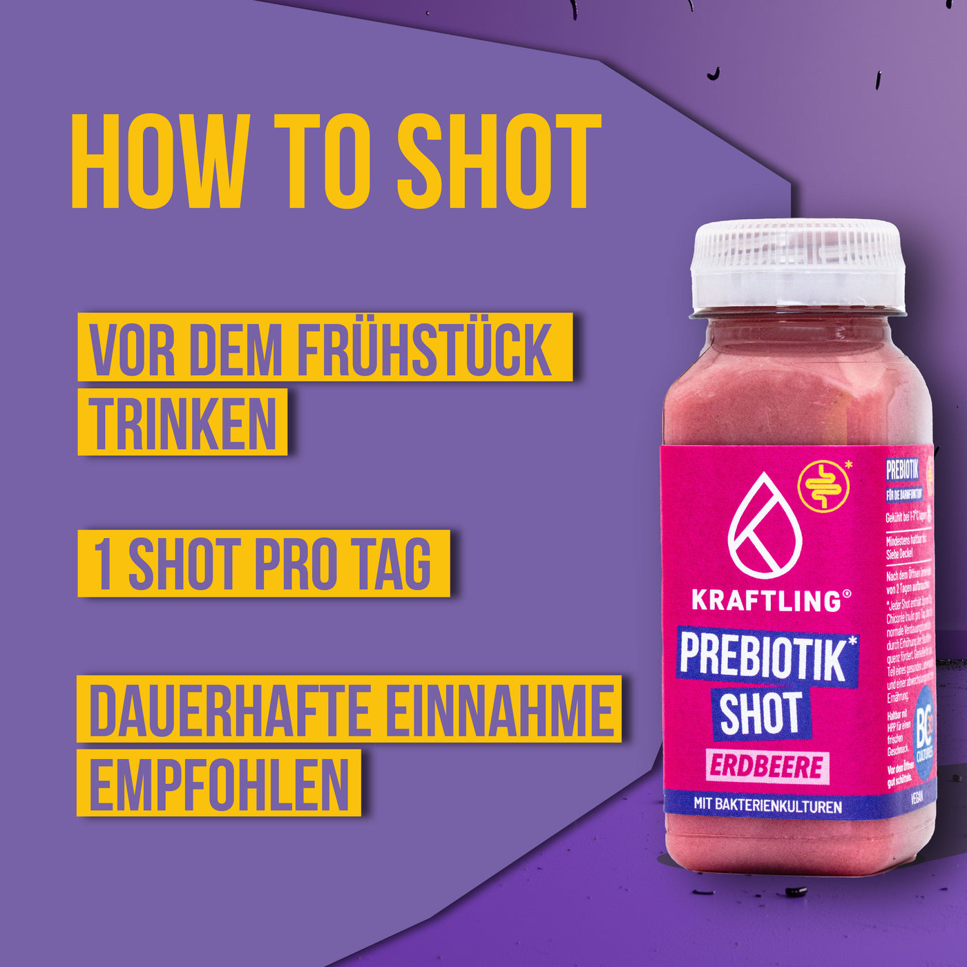 Prebiotik Shot - Erdbeere