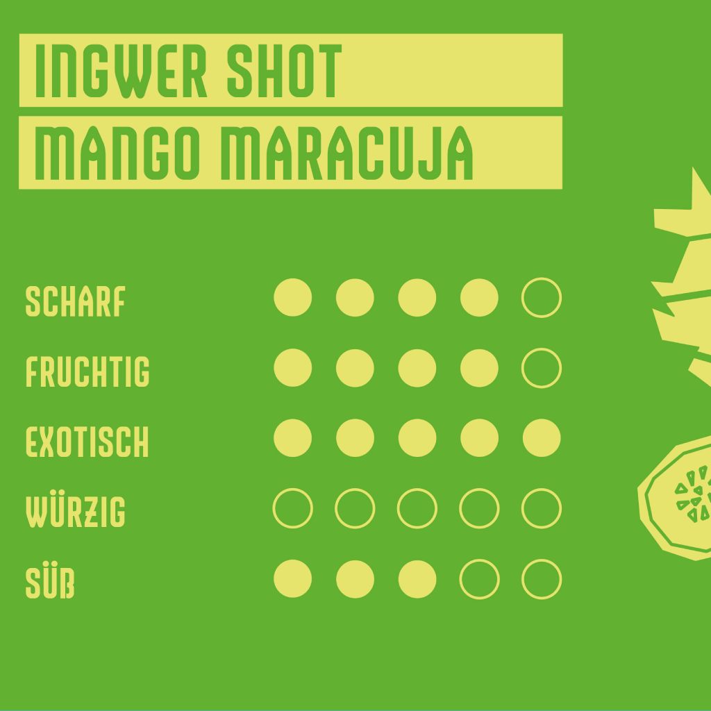 Kraftling® Immune Flask Mango Passion Fruit – Monthly Supply (30 shots in 5 bottles)