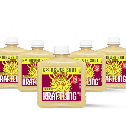 Kraftling® Immune Flask Xtra Strong – Monthly Supply (30 shots in 5 bottles)