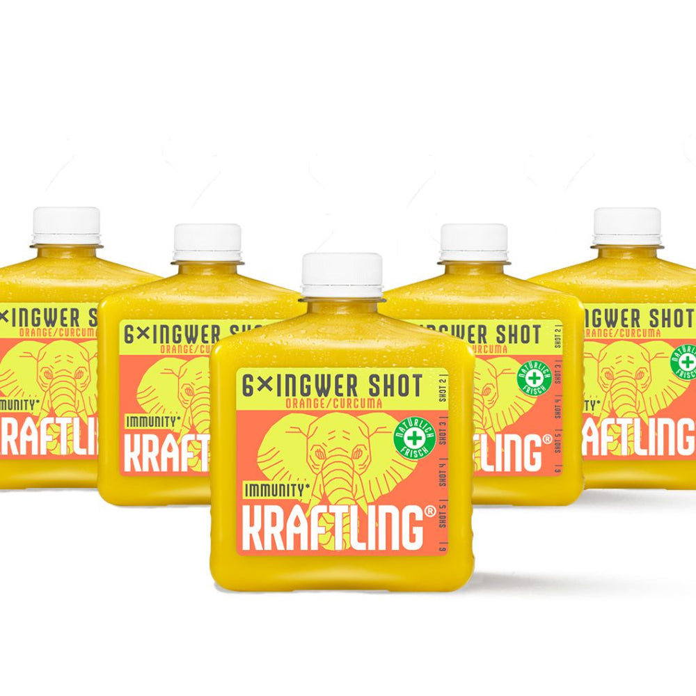 30x Ingwer Shots Orange Curcuma