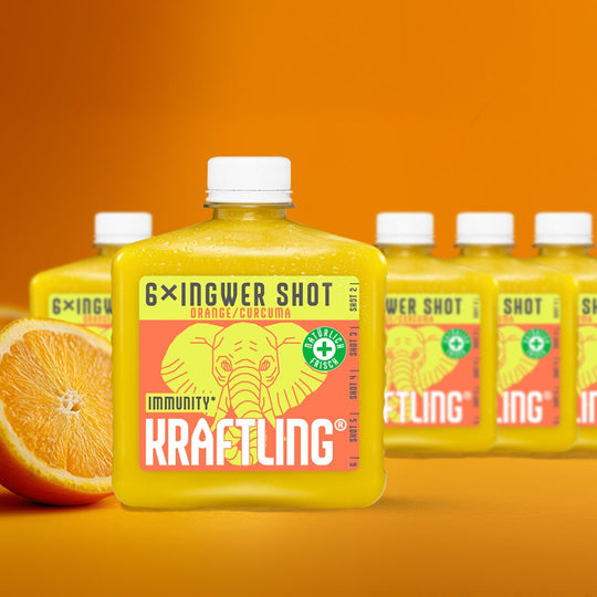 30x Ingwer Shots Orange Curcuma