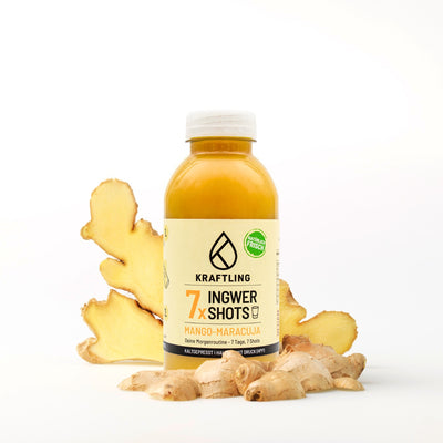 Ingwer Shot Dosierflasche - Mango Maracuja - 7 Shots