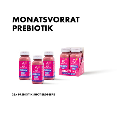 Monatsration - Prebiotik Shot Erdbeere