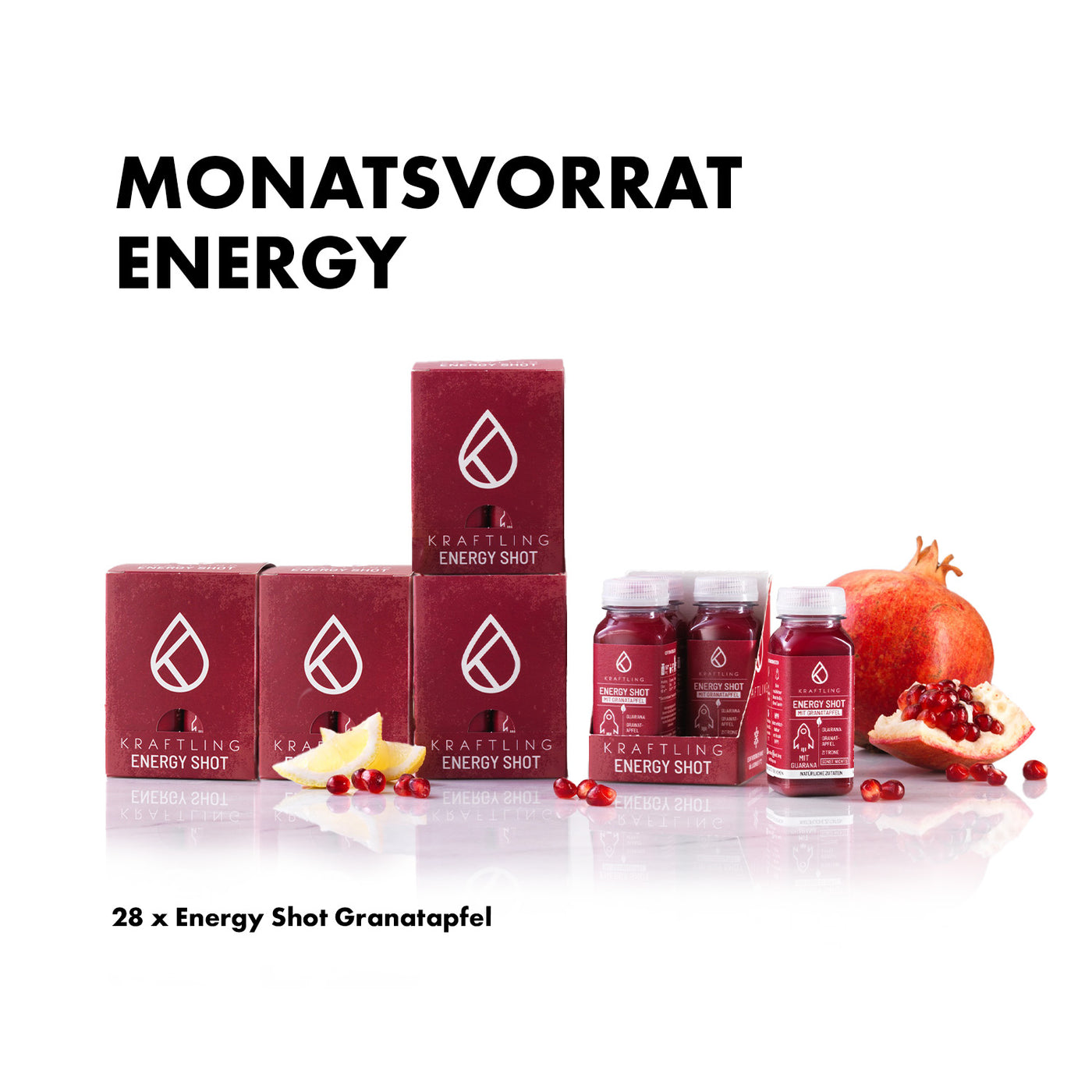 Monatsration - Energy Shot Granatapfel
