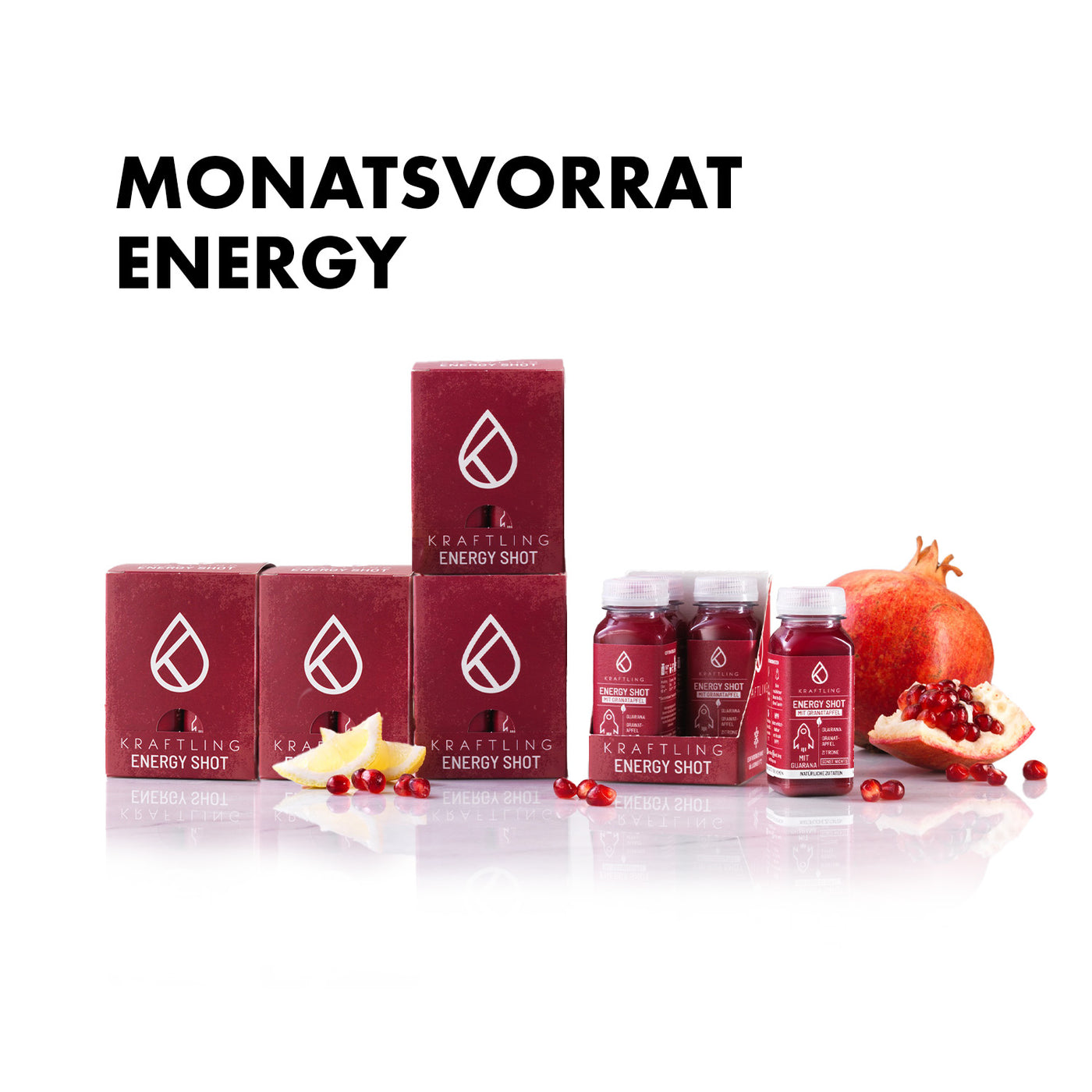 Monthly Ration - Energy Shot Pomegranate