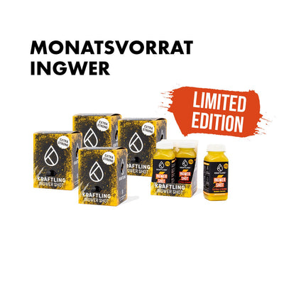 Monatsration - Ingwer Shot Extra Strong