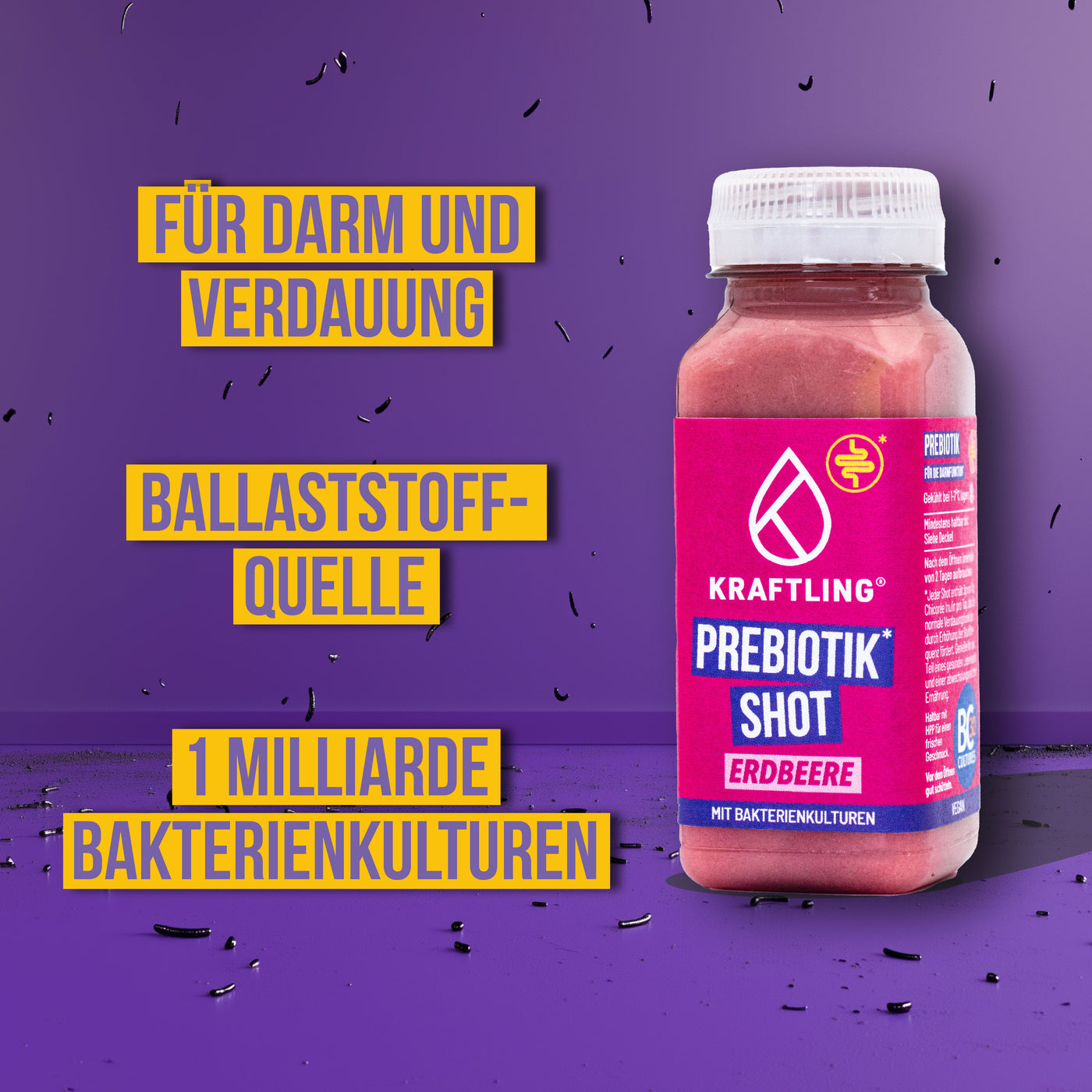 Monatsration - Prebiotik Shot Erdbeere